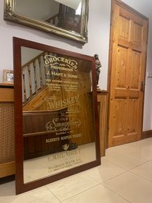 Large Commercial 4ft x 3ft approx. Mirror