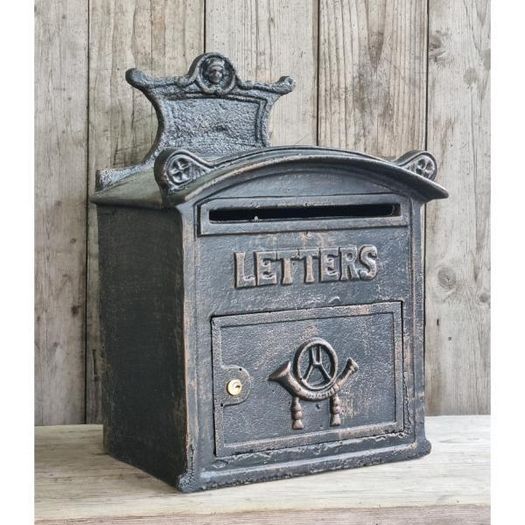 Cast Iron Wall Mounted Postbox CH-R-036