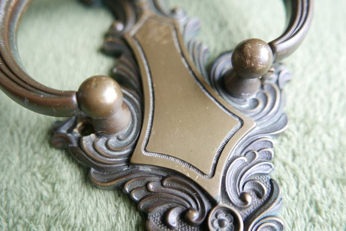 Vintage Ornate Solid Brass Door Knocker