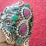 Antique Turkish real stone bracelet Image 7