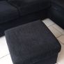 L shape sofa and armchair c/w 3 footstools Image 5