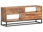 TV cabinet 120x30x50 cm Rough Acacia Wood