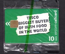 2000 Ireland 10 unit Tesco Ireland supermarket chain (ODS3) Call Card Mint in packaging
