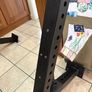 450 Kilogram Rated Heavy Gauge Steel Squat Rack + J Hooks + Heavy Duty Spotter Arms, Quality Steel!! Image 10