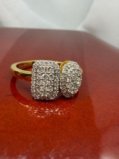 Diamond Cluster Ring