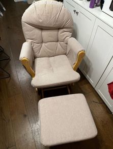 Babylo Brompton Baby Nursing Glider & Footstool