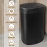 Stainless Steel Automatic Touchless Kitchen Bathroom Sensor Bin,Trash Can,Touch Bin (58LRound) Image 2