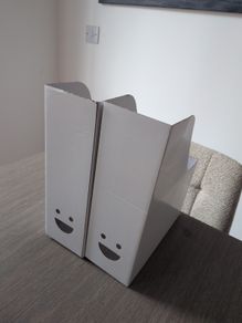Two document storage folders