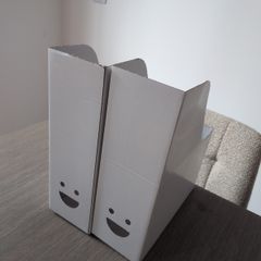 Two document storage folders