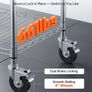Kitchen Utility Cart, 3 Tier Heavy Duty Adjustable Image 4