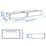 Ikea malm bed storage x2 Image 7