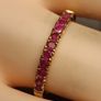 18k Vermeil Sterling Silver Ruby Ring Image 4