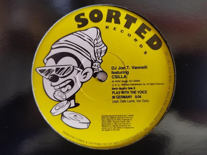 Csilla - Play With The Voice - Original First Us Pressing! Incl. Pvd In Germany Mix! Dublin Classic! Condition: Excellent!