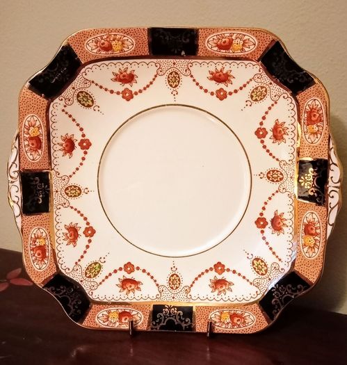 Vintage Colclough China Imari Style Tea Set. Bone China.Made in Longton, England.