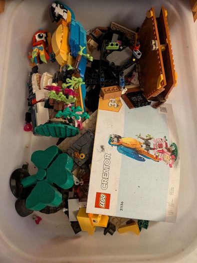 Lego and instruction manuals