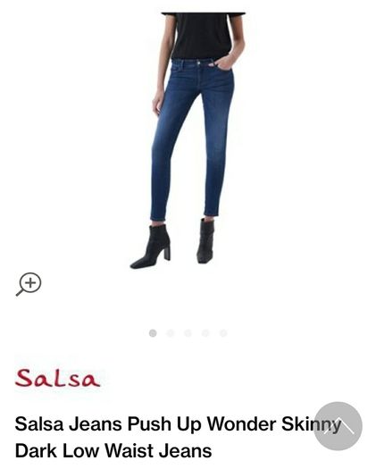 Salsa push up Wonder skinny low waist  Jeans