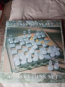 Glass chess board