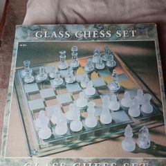 Glass chess board