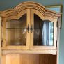 light oak solid tv corner unit ..immaculate Image 3