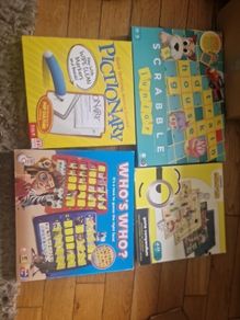 Board games bundle: Pictionary and Scrabble