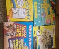 Board games bundle: Pictionary and Scrabble