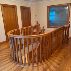 Solid oak stairs