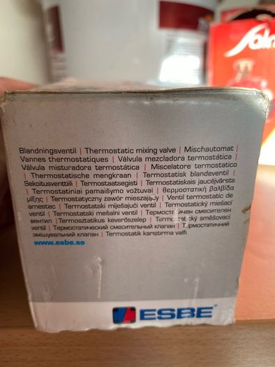 thermostatic mixing valve ESBE series VTA 320