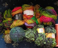 KNITTING YARNS ( autumn palette )