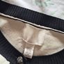 Cream And Black Top Image 4