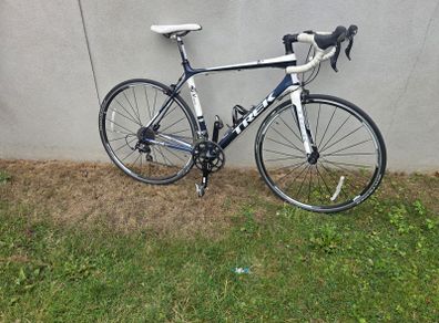 Trek carbon road bike.