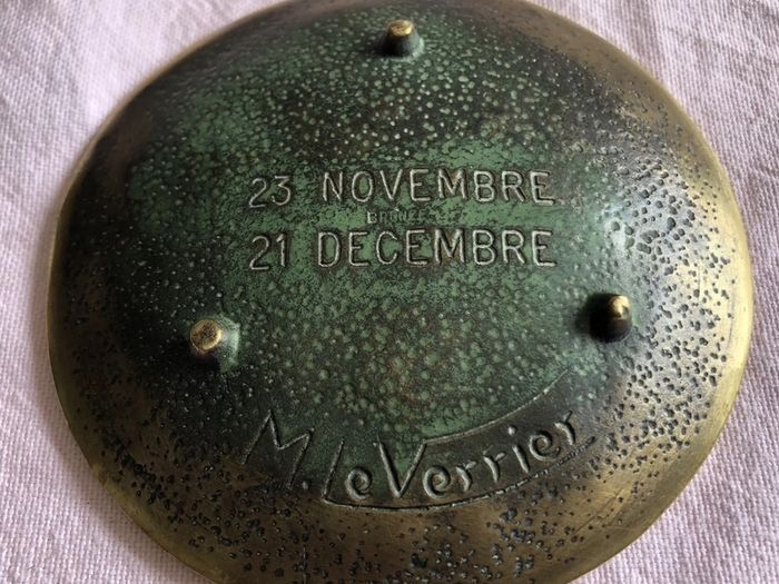 Max Le Verrier (1891-1973) Art-Deco Sagittarius/Sagittaire Zodiac Tray - Patinated Bronze, Signed