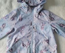 H&M Frozen Girl's light jacket/raincoat, size: 6-7