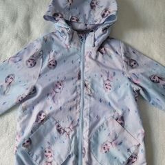 H&M Frozen Girl's light jacket/raincoat, size: 6-7