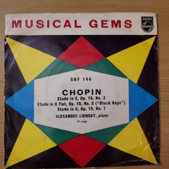 Chopin Etudes Op 10 Alexander Uninsky 7 inch Philips SBF 146