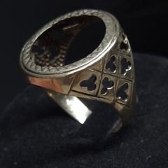 Vintage 9ct Gold Sovereign Ring Mount