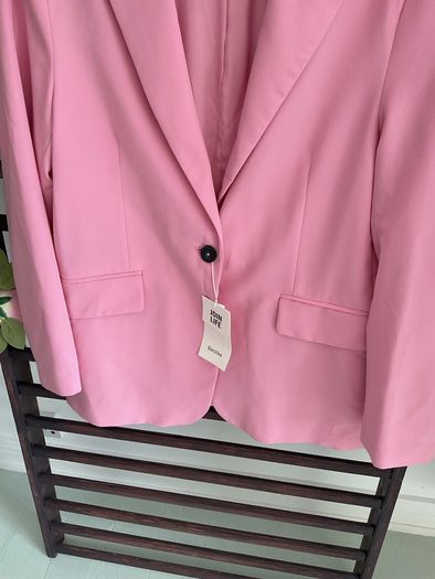 blazer Bnwt Bershka size large pink single breasted jacket