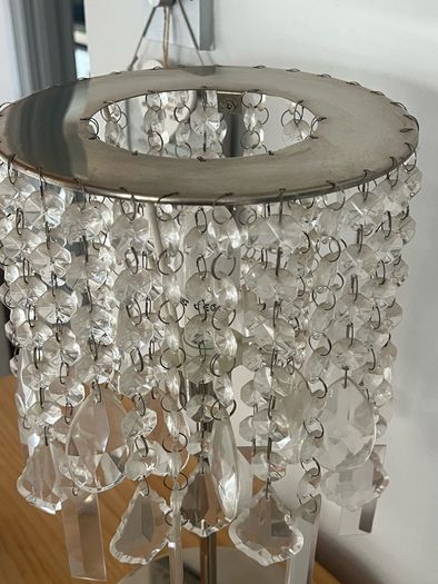 beautiful crystal  lamp
