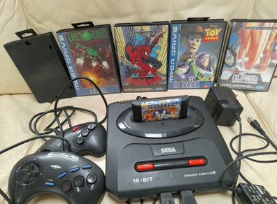 Sega mega drive 2 & 6 games