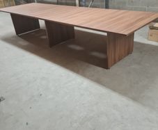 executive 4 metre walnut board room table