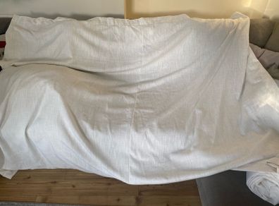 Pair of Curtains (each 220cm wide x 180cm high)