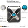 Car Tyre Inflator Air Compressor Tyre Pump 12V Electric Car Air Pump for Car Tyres Bike Tyres with Digital Tyre Pressure Gauge and Inflator Valve Adaptors LED Light (FREE POSTAGE) Image 5