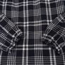 Nobody's Child Black White Plaid Checkered Ruffle High Neck Long Sleeve Mini Dress 10UK/38EU Image 4