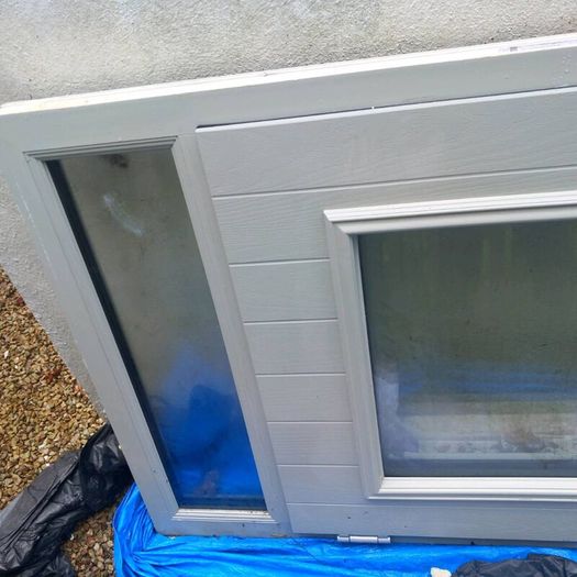Composite steel reinforced Front Door