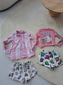 Girls Zara 7-8 shorts Top Bundle