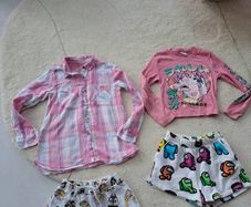 Girls Zara 7-8 shorts Top Bundle