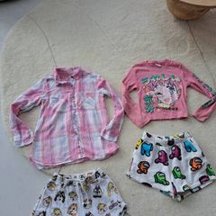 Girls Zara 7-8 shorts Top Bundle