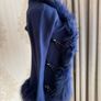 Blue Military Cardigan Image 2
