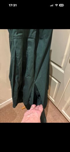 Cos green cotton smock dress 8-10