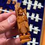 Vintage Chinese Bone Hand Carved Ivory Chess Set Hong Kong 1960s Image 10