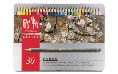 Caran dAche Pablo Colour Pencils (30 in a Metal Box)